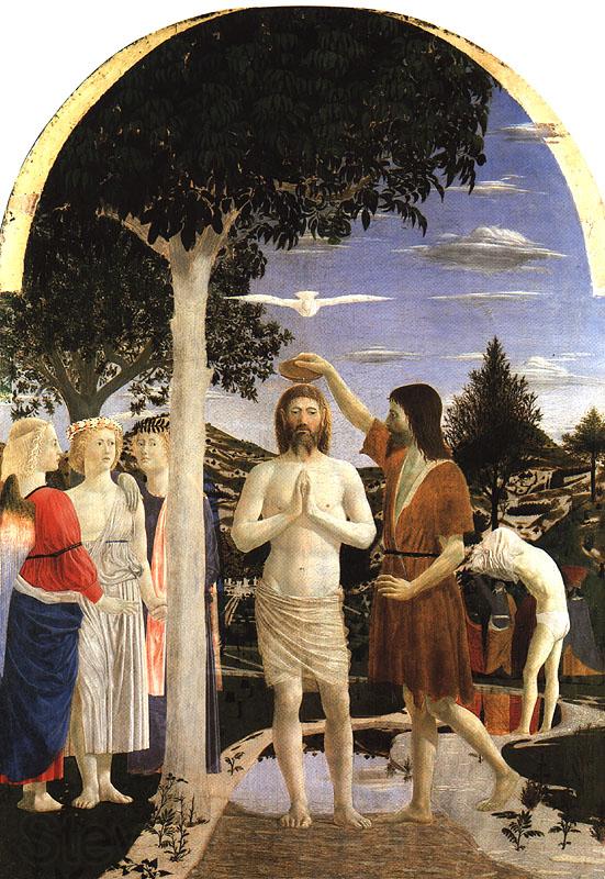 Piero della Francesca The Baptism of Christ 02 Spain oil painting art